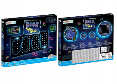 Dërrasë neon Grafix Neon Board, 22x50cm, për zbukurim, me shumë ngjyra