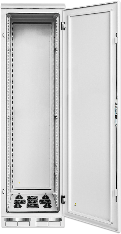 Kabinet rrjeti INTELLINET IP55 19", 42U, me ventilatorë, gri