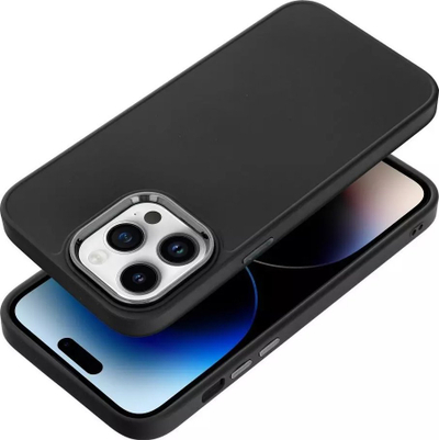 Kapak FRAME për iPhone 14 Pro Max, TPU i butë, kornizë e ngritur te kamera, i zi