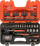 Set gedorësh Bahco 59/S54, drive 1/4" dhe 3/8", profil 6-këndor, portokalli