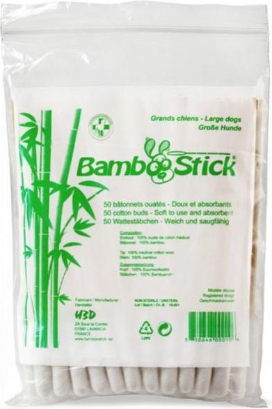 Pastrues veshi për qen H3D Bamboostick S/M, 50 copë