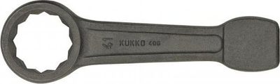 Çelës goditës unazor KUKKO 406-65, SW65mm, çelik Cr-V, gri çeliku