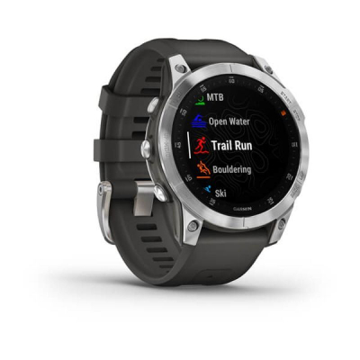 Ora sportive Garmin Epix 2, ekran AMOLED 1.3", GPS multisport, gri