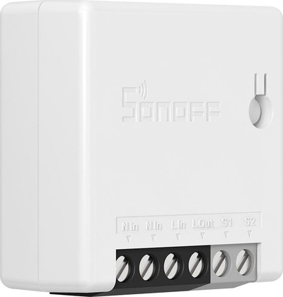 Ndërprës smart Sonoff ZigBee Mini, dy‑drejtimsh, që shkon me Alexa edhe Google Home, i bardhë