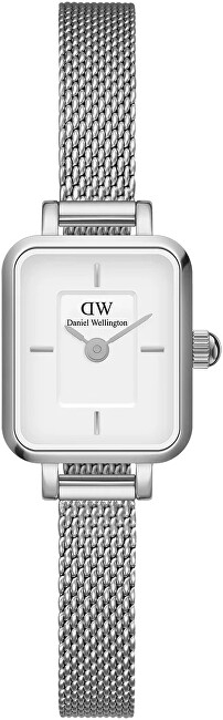 Orë dore për goca Daniel Wellington Quadro Mini DW00100726, e argjendtë