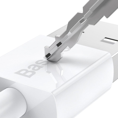 Kabllo USB Baseus Superior USB A në micro USB, 1 m, e bardhë