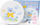 Set gjurmë dore bebe Dream Box, masë modeluese, kuti metalike blu