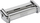Aksesor për makinë paste Imperia Simplex iPasta, Pappardelle 32 mm, çelik inox, argjendtë