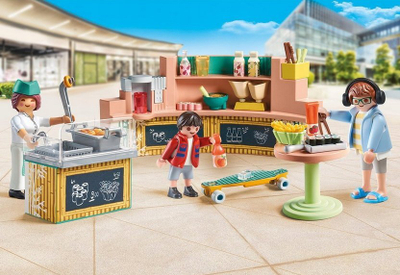Set lodër Playmobil My Life 71538 Food Court, mbi 4 vjeç, shumëngjyrësh