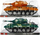 Tank lodër Mega Creative Land Tiger M28, pull back, me drita dhe tinguj, shumëngjyrësh