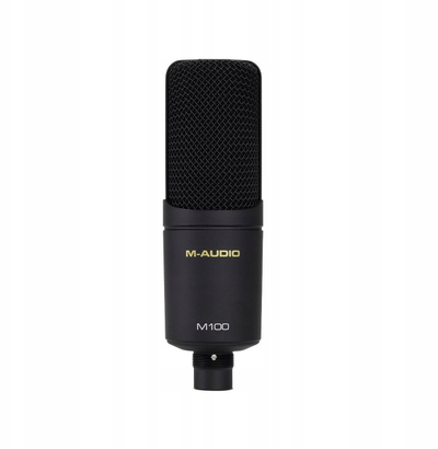 Pako prodhimi muzike M-Audio M-Track Duo HD Producer Pack, ndërfaqe audio USB, mikrofon dhe kufje studio, e zezë