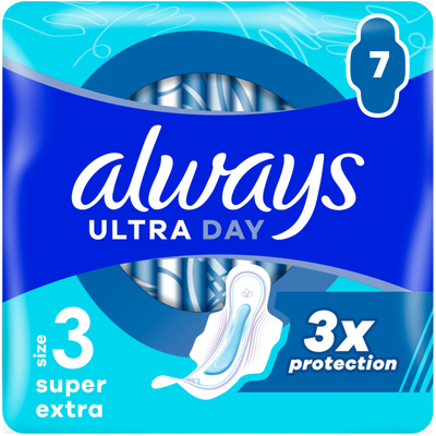 Peceta higjenike Always Ultra Day, shumë të holla, 7 copë