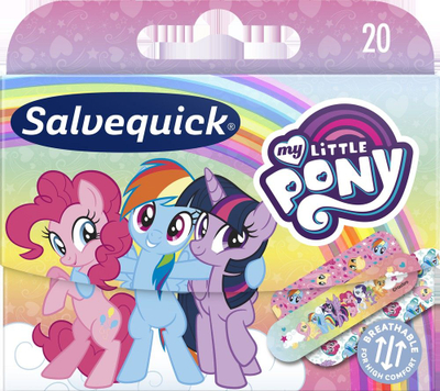 Patches Salvequick për Fëmijë My Little Pony, 20 copë