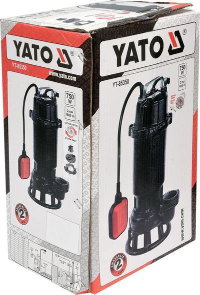 Pompë hekuri - YATO, me një mulli 750W (YT-85350)