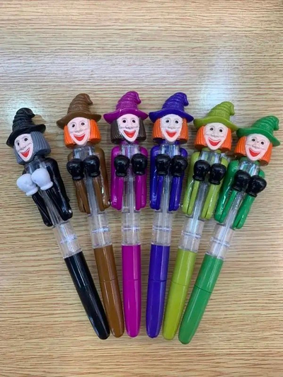 Set stilolapsa Norimpex Pen Boxing Witch, 24 copë, shumëngjyrësh