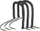Set me kabllo spirale telefoni Auerswald COMfortel 55001, 3 copë, 2m, të zeza