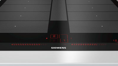 Pllakë me induksion Siemens EX675LYC1E, 7.4 kW, e zezë