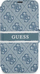 Футрола книга Guess 4G Stripe за iPhone 13 Pro, со капак, сина