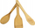 Set veglash kuzhine Kitchen Tools, 3 copë, bambu, ngjyrë natyrale