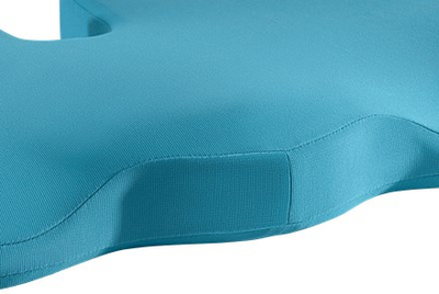 Jastëk ortopedik për karrige Leitz Ergo Cosy, ergonomik, me mbulesë të heqshme, blu