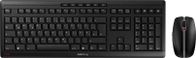 Set tastierë dhe maus CHERRY Stream Desktop Recharge, wireless RF, layout QWERTZ gjerman, i zi