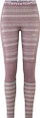 Legginsa termikë për goca Kari Traa Akle Pant, lesh merino 210 g/m², përmasa M, rozë