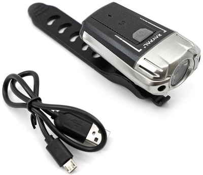 Set dritash biçiklete Azimut Krypton Sodium, 300lm, USB, i zi