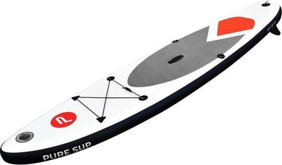 Dërrasë frymëse SUP Pure4Fun Basic 305, set me pompë, 100 kg, e bardhë