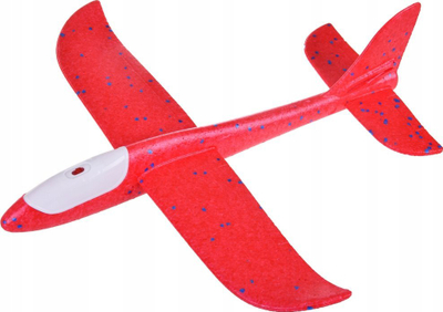Avion lodër Light ZA4984, planor prej stiropori, me drita LED, shumëngjyrësh