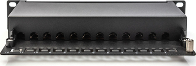Patch panel Digitus DN-91612S-EA, 10\" 1U, 12x RJ45 Cat 6A, i zi