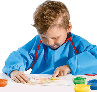 Ngjyra gishti SES Creative Fingerpaint, set me 6 ngjyra, 45 ml