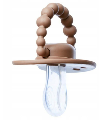 Qetësuese Luu Kids, silikon, 3–6 muajsh, Milk Hazelnut
