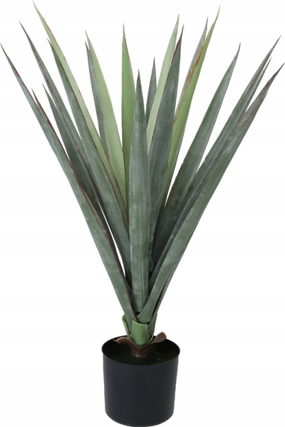 Bimë dekorative artificiale Agave, 75cm, në vazo, jeshile