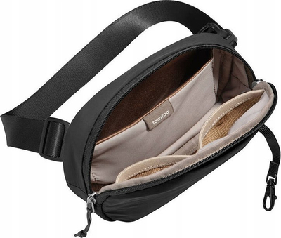 Çantë sling Tomtoc SlingBean T32, 1.5L, mbrojtje RFID, e zezë