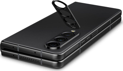 Mbrojtës lente kamere Spigen Glas.tR Optik për Samsung Galaxy Z Fold 4, xham i fortë, i zi