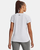 Bluzë sportive Under Armour Sportstyle, me mëngë të shkurtra, për femra, e bardhë me të zezë, M