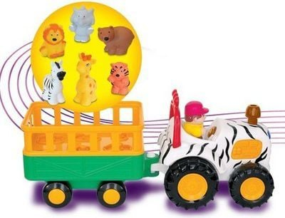Lodër Dumel Discovery Safari tractor with animals (DD29652)