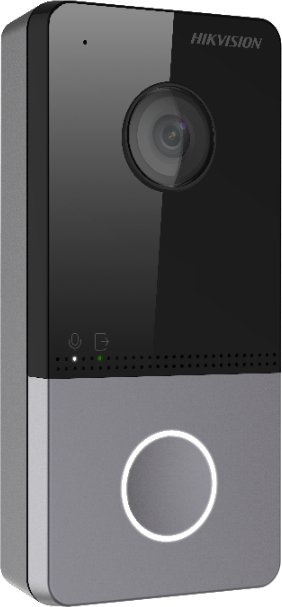 Stacion dere inteligjent Hikvision DS-KV6113-WPE1, 2MP, Wi-Fi, i zi gri