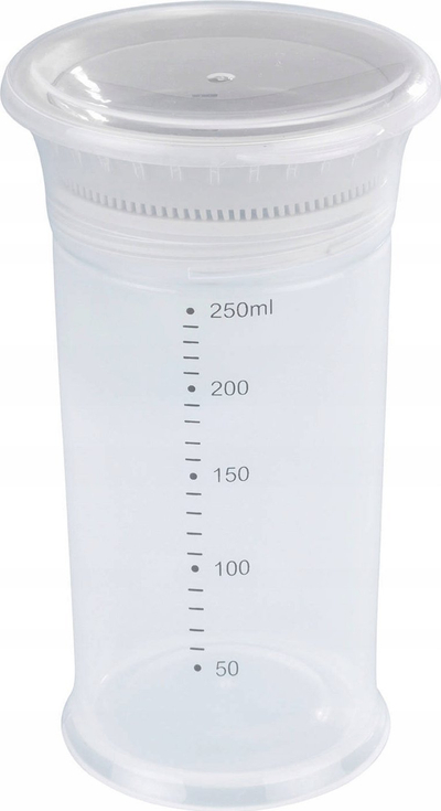 Gotë pijesh Maximex 360°, 250ml, plastikë, e bardhë
