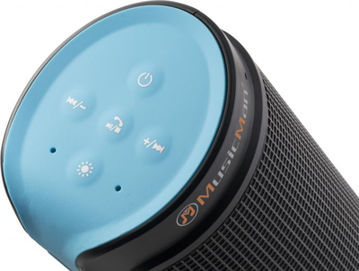 Altoparlant Bluetooth Technaxx MusicMan BT-X26, 8W, LED shumëngjyrësh, blu me të zezë