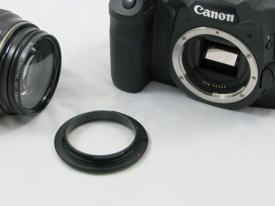 Adapter makro Massa Reverse Mount për Pentax, 55mm, alumin, i zi