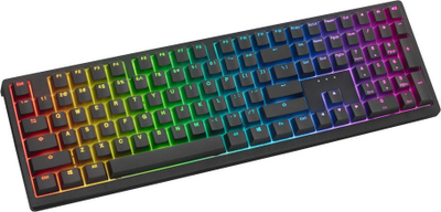 Tastierë gaming Ducky Zero 6108 Classic, wireless, RGB, Cherry MX2A Blue, e zezë