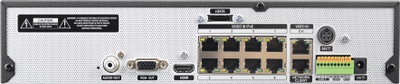 Regjistrues IP BCS BCS-U-NVR1602-A-4K-8P, 16 kanale, PoE, HDD 6TB