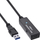 Kabllo zgjatëse USB InLine USB 3.2 Gen 1, USB A me USB C, 15m, e zezë