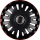 Rrotkapne Set 15" Malachit Chrome Black Red