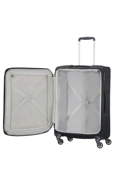 Valixhe Soft Me 4 Rrota Samsonite Base Boost 66/24 Ngjyrë E Zezë