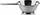 Sita kuzhine Cookini Cedzak, inox, 24cm, argjendt