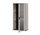 Komodë muri Cama Meble SOHO S2, 60x29x112 cm, cashmere dhe e zezë