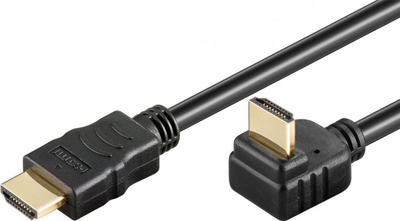 Kabllo HDMI Tellur High-speed 270°, 4K, me Ethernet, e zezë