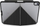 Këllëf tableti Pipetto Origami No3 Pencil Case, për iPad Air 13" 2024, i zi